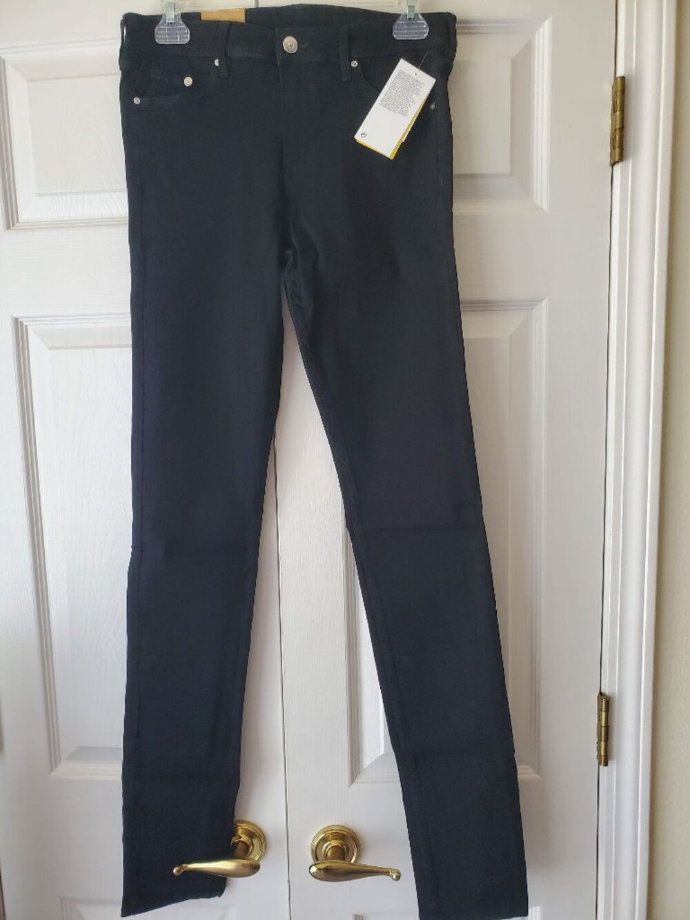 H&M &Denim Skinny Regular Waist CN170/72A Jeans Size 28/34 black NWT